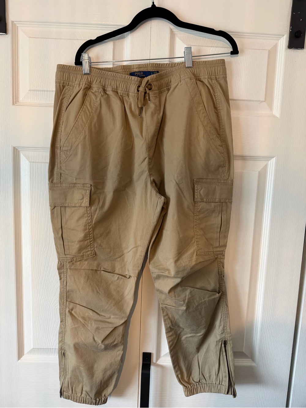 Polo by Ralph Lauren Tan Cargo Jogger Pants